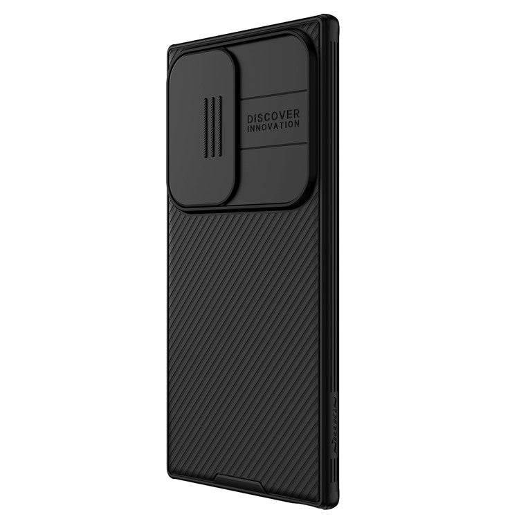 NILLKIN CamShield Pro Case for Samsung Galaxy S24 Ultra Case Magnetic Phone Cover with Slide Camera Lid - Black