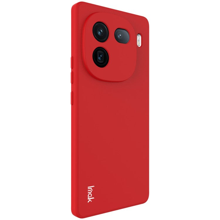 IMAK UC-4 Series for vivo iQOO 12 Pro 5G TPU Case Straight Edge Phone Back Cover - Red