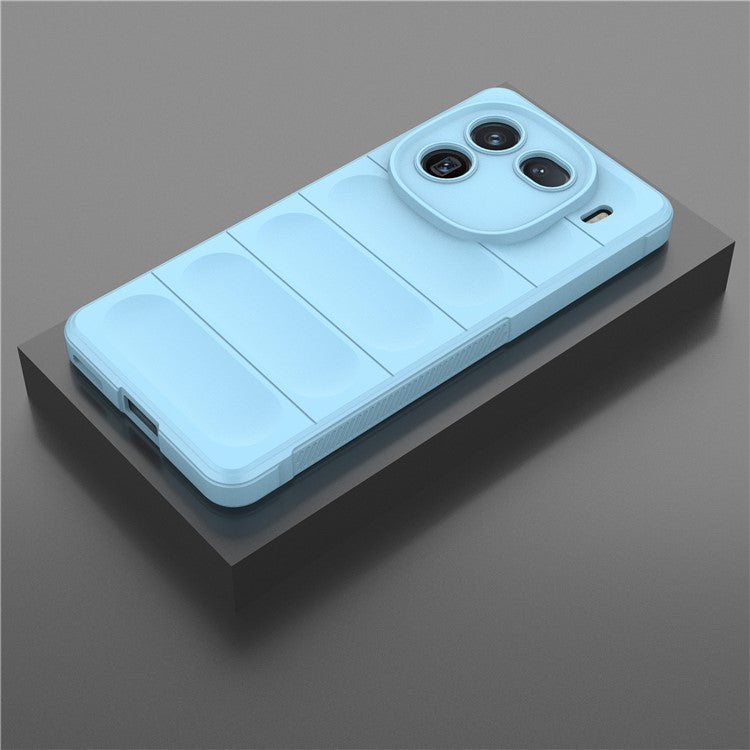 For vivo iQOO 12 5G Cell Phone Cases Soft TPU Protective Back Cover - Baby Blue