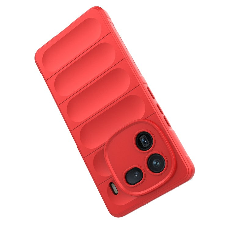 For vivo iQOO 12 5G Cell Phone Cases Soft TPU Protective Back Cover - Red