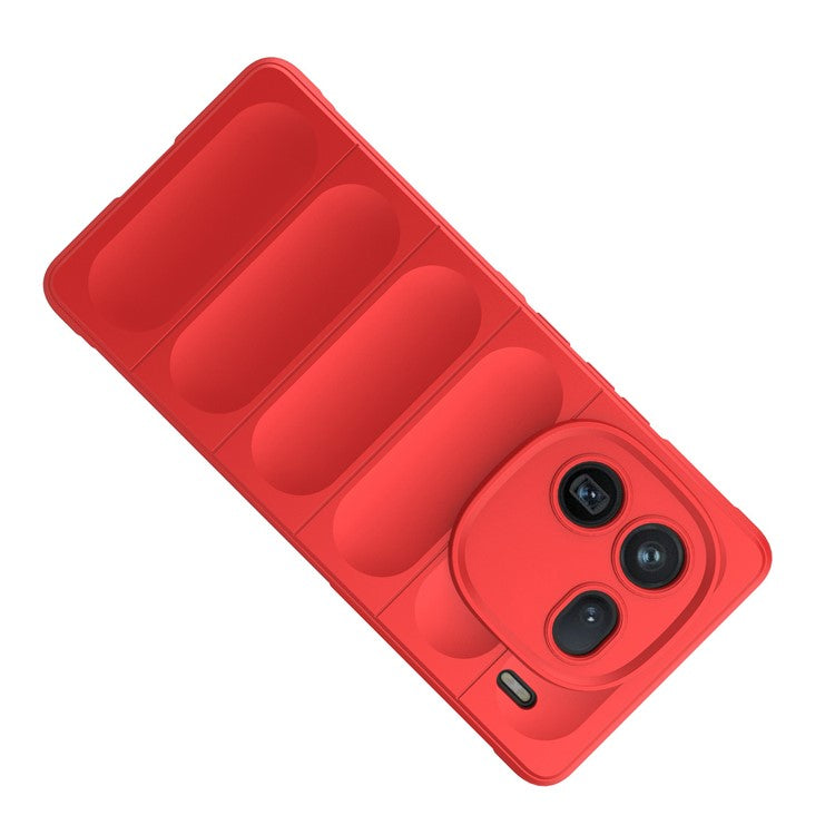 For vivo iQOO 12 Pro 5G Phone Case Soft TPU Protective Back Cover - Red