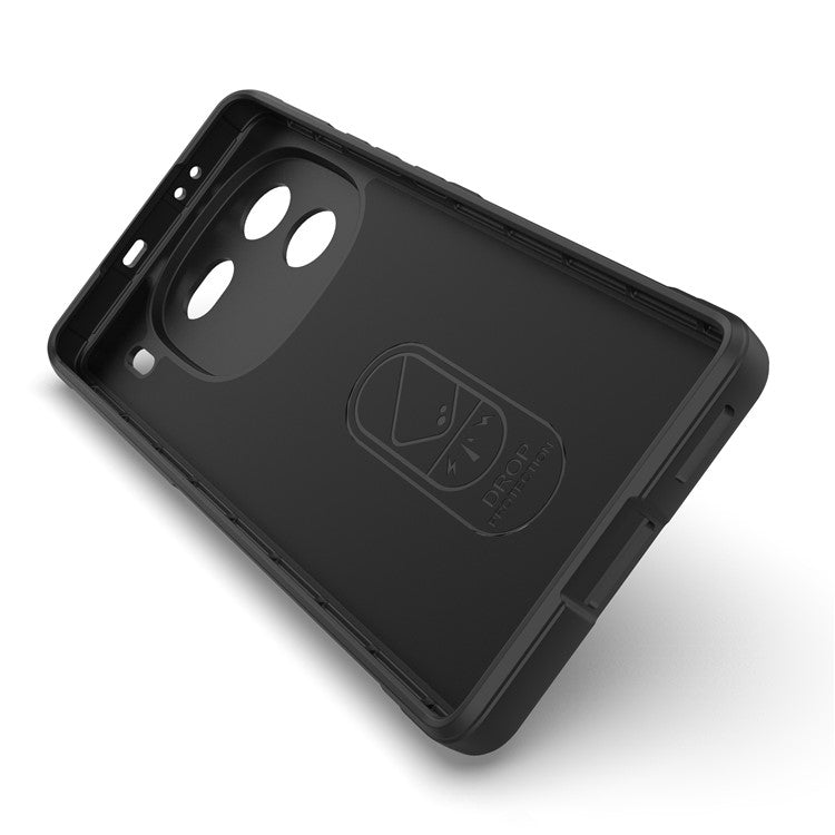 For vivo iQOO 12 Pro 5G Phone Case Soft TPU Protective Back Cover - Black