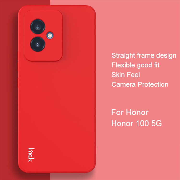 IMAK UC-4 Series for Honor 100 5G TPU Case Anti-scratch Mobile Phone Cover - Red