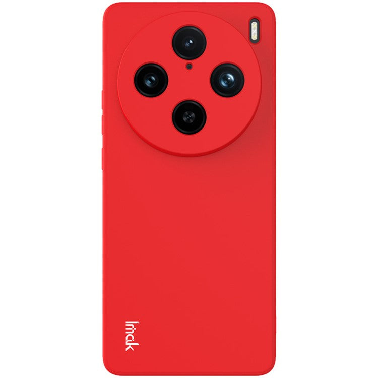 IMAK UC-4 Series for vivo X100 Pro 5G TPU Case Straight Edge Protective Phone Cover - Red