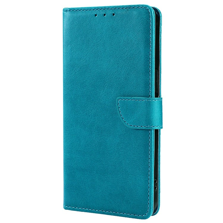 For vivo V29e (Global) 5G Case Magnetic Clasp Leather Phone Wallet Cover - Baby Blue