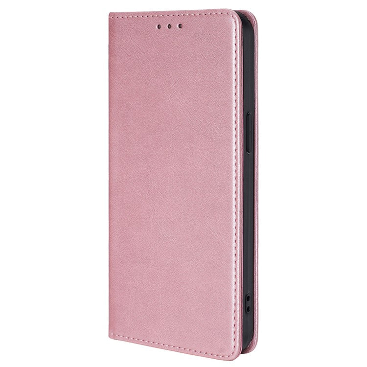 For vivo V29e (Global) 5G Case Full Protection Phone Cover with Wallet Stand - Rose Gold