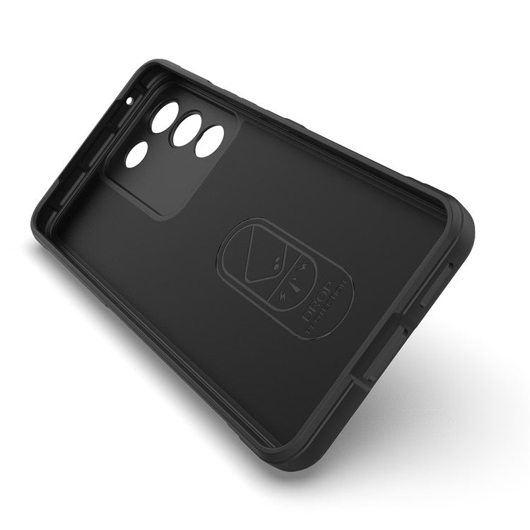 For vivo Y200 (India) 5G TPU Case Anti-drop Protection Phone Back Cover - Black