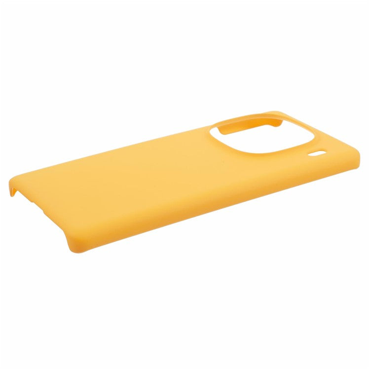 For vivo iQOO 12 Pro 5G Phone Case Anti-scratch PC Phone Cover - Yellow