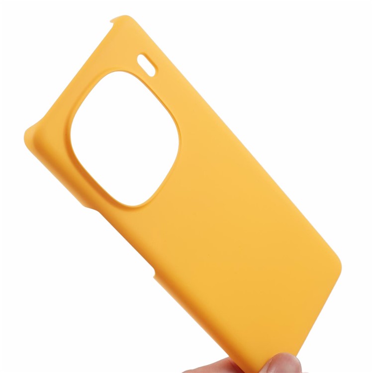 For vivo iQOO 12 Pro 5G Phone Case Anti-scratch PC Phone Cover - Yellow