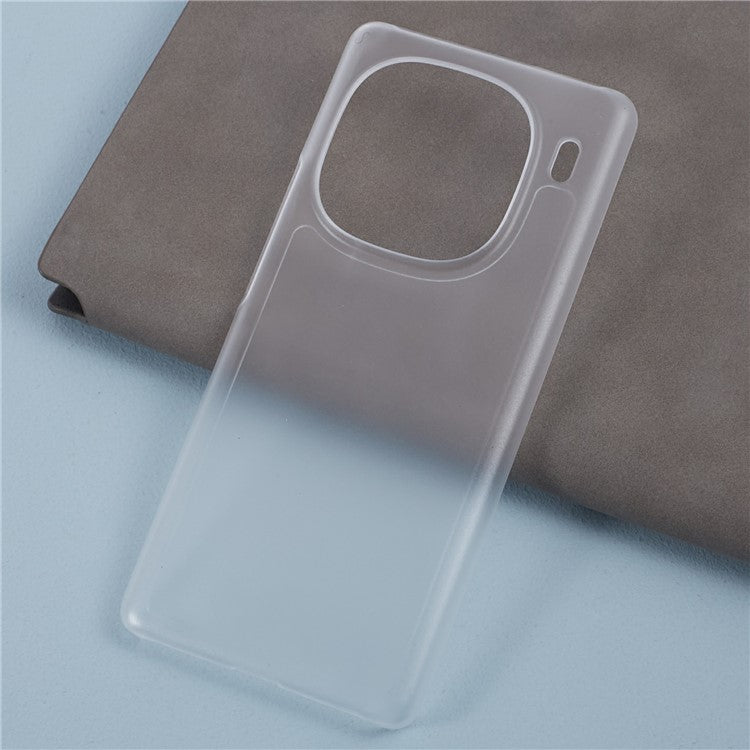 For vivo iQOO 12 Pro 5G Phone Case Anti-scratch PC Phone Cover - Transparent