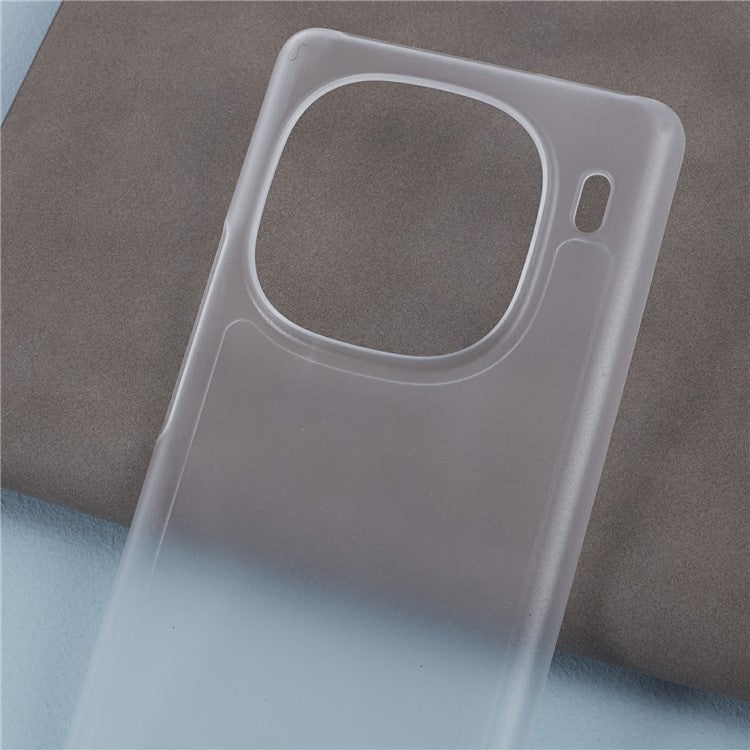 For vivo iQOO 12 Pro 5G Phone Case Anti-scratch PC Phone Cover - Transparent