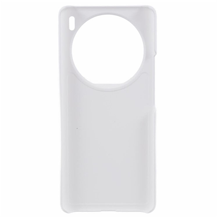 For vivo X100 5G Phone Case Rubberized Hard PC Phone Cover - White