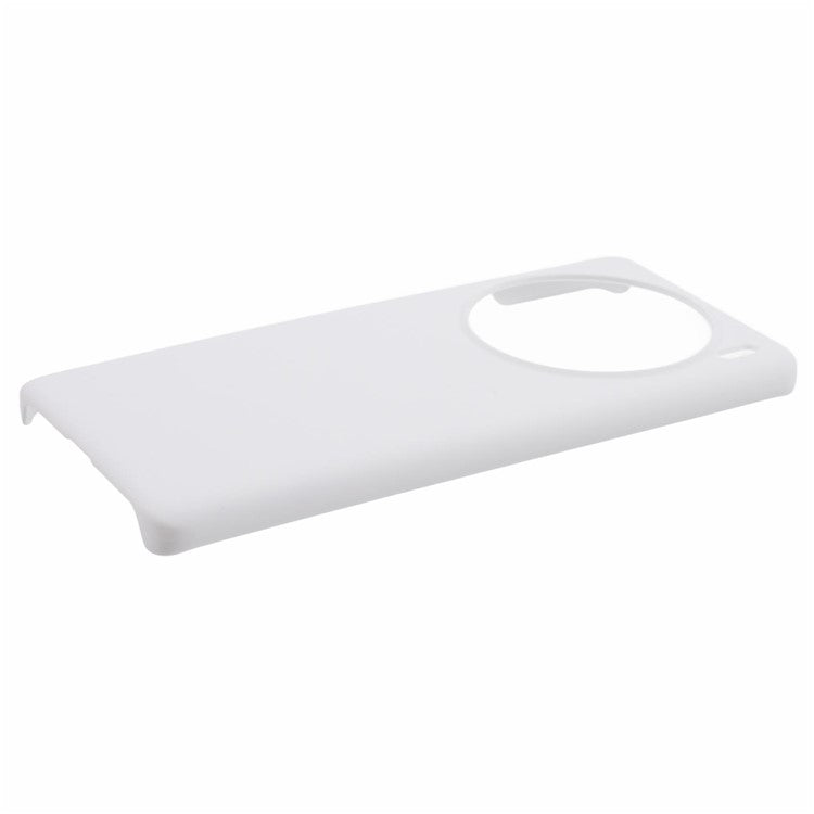 For vivo X100 5G Phone Case Rubberized Hard PC Phone Cover - White