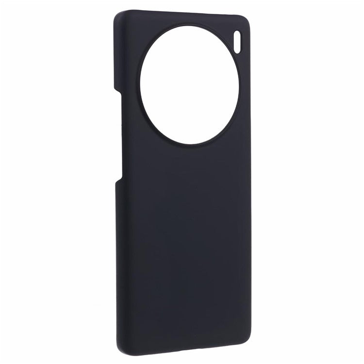 For vivo X100 5G Phone Case Rubberized Hard PC Phone Cover - Black