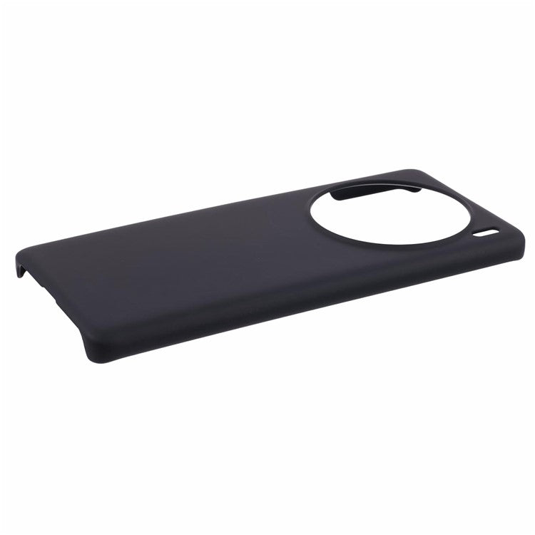 For vivo X100 5G Phone Case Rubberized Hard PC Phone Cover - Black