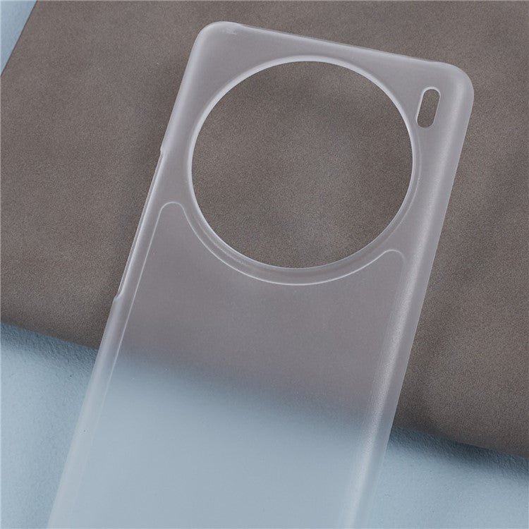 For vivo X100 5G Phone Case Rubberized Hard PC Phone Cover - Transparent