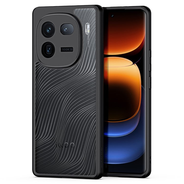 DUX DUCIS Aimo Series Phone Case for vivo iQOO 12 Pro 5G PC+TPU Cover (REACH Certification) - Black