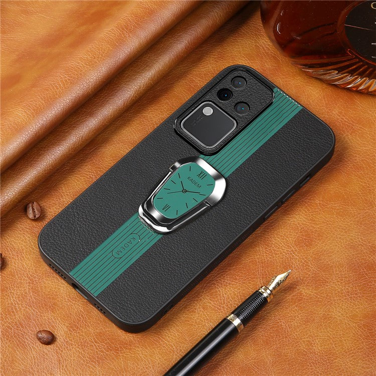 KADEM For vivo S18 Pro 5G Cell Phone Cases with Kickstand Electroplating Back Cover - Green