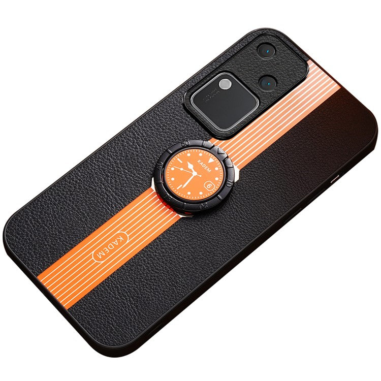 KADEM For vivo S18 5G Cover Electroplating Watch Pattern Anti-drop Cell Phone Cases - Orange