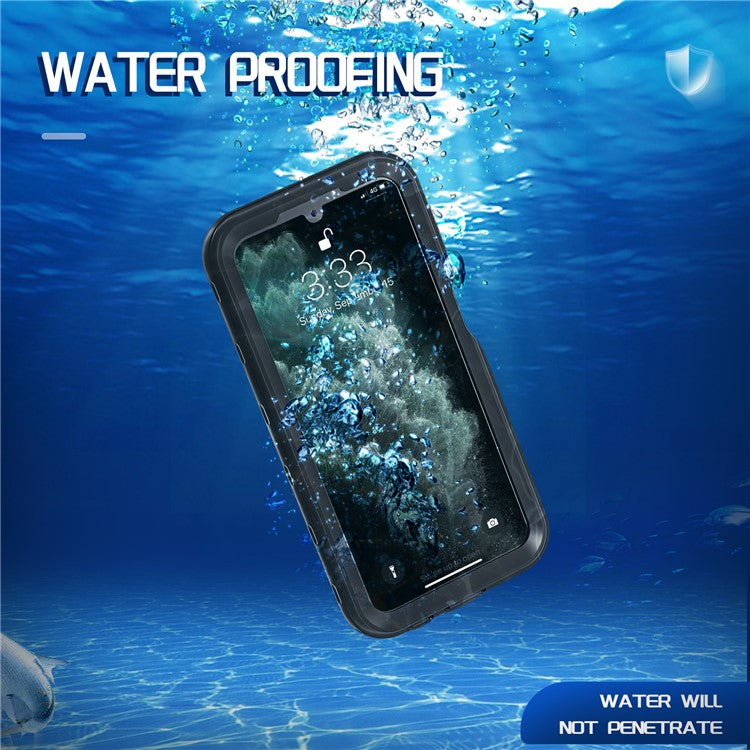 REDPEPPER A Series For Samsung Galaxy A15 5G Case Waterproof Built-in Screen Protector IP68 Underwater - Black