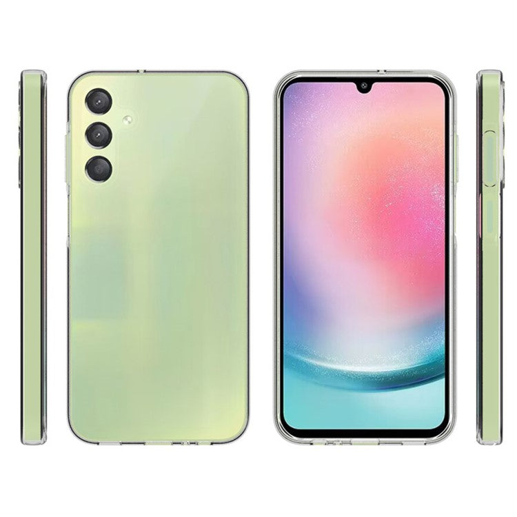 For Samsung Galaxy A15 4G / 5G Glossy TPU Case Watermark-Free Clear Phone Cover