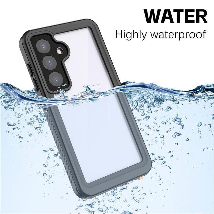 REDPEPPER FS Series IP68 Waterproof Case for Samsung Galaxy S24 Clear Back Panel Phone Cover