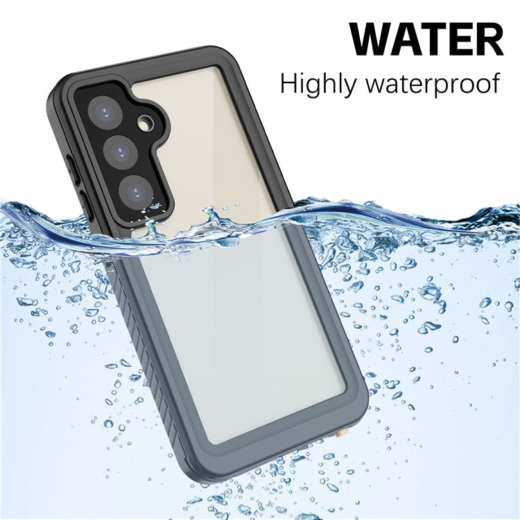 REDPEPPER FS Series for Samsung Galaxy S24+ IP68 Case Clear Back Panel Underwater Diving Phone Cover