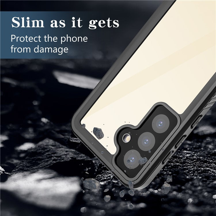 REDPEPPER FS Series for Samsung Galaxy S24+ IP68 Case Clear Back Panel Underwater Diving Phone Cover