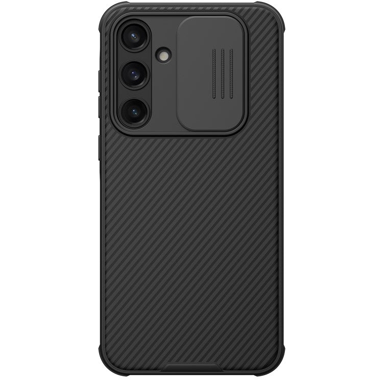 NILLKIN CamShield Pro Series For Samsung Galaxy A35 5G Case Shockproof Phone Cover with Slide Camera Cover - Black