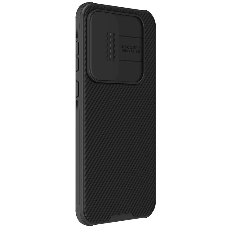 NILLKIN CamShield Pro Series For Samsung Galaxy A35 5G Case Shockproof Phone Cover with Slide Camera Cover - Black