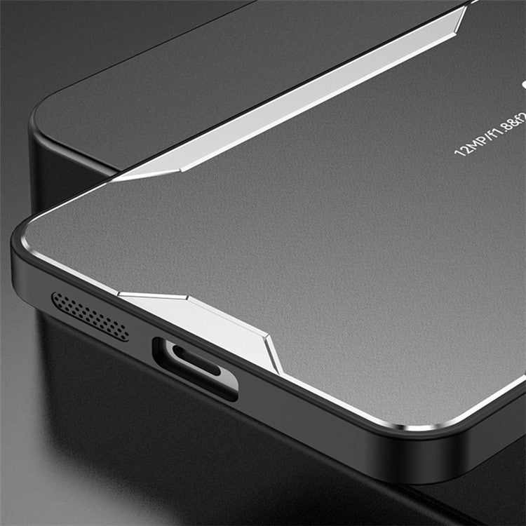 For vivo X100 Pro 5G Hard Aluminum Alloy Cell Phone Case Dustproof Phone Cover - Silver