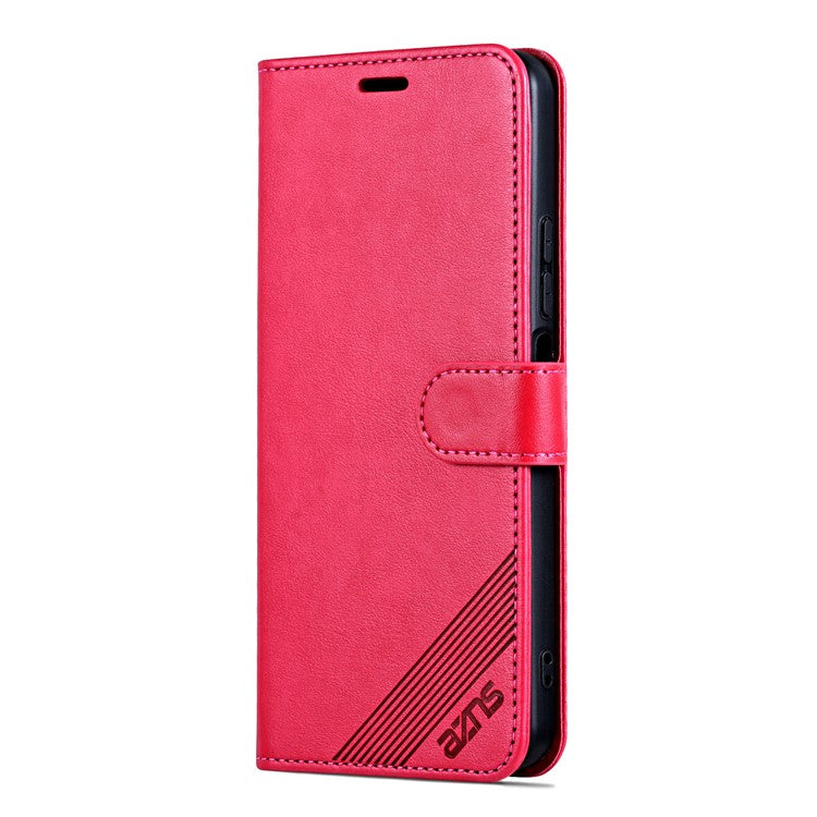 AZNS For vivo Y100i 5G Case PU Leather Flip Wallet Phone Cover - Red