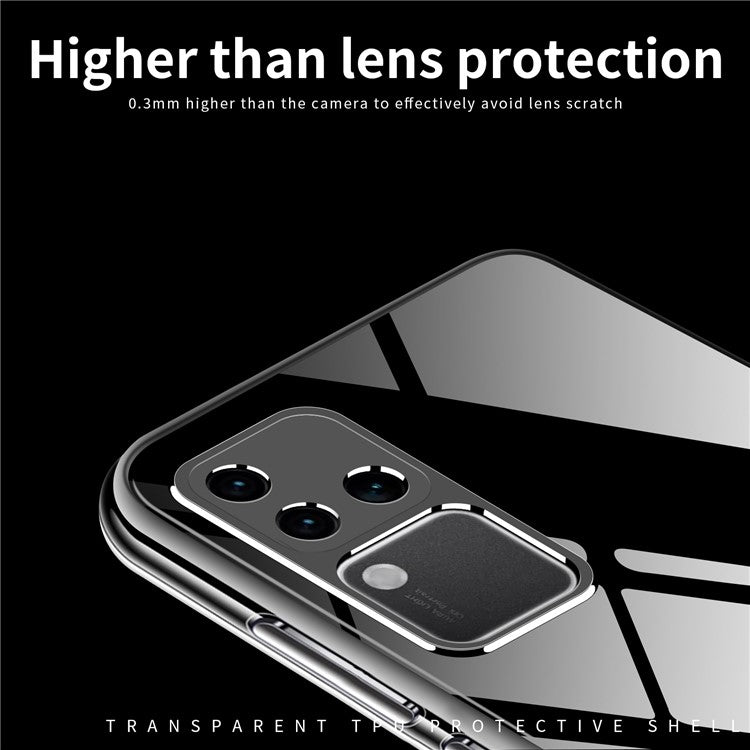 MOFI Clear Phone Case for vivo S18 Pro 5G TPU Case Flexible Cell Phone Cover