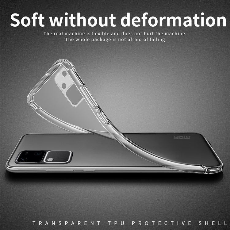 MOFI For vivo S18 5G Clear TPU Case Soft Phone Cover Shockproof Phone Shell