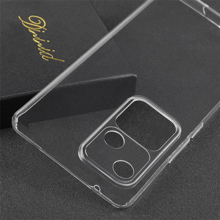 For vivo S18 5G Shockproof TPU Phone Case Precise Cutout Transparent Phone Back Cover