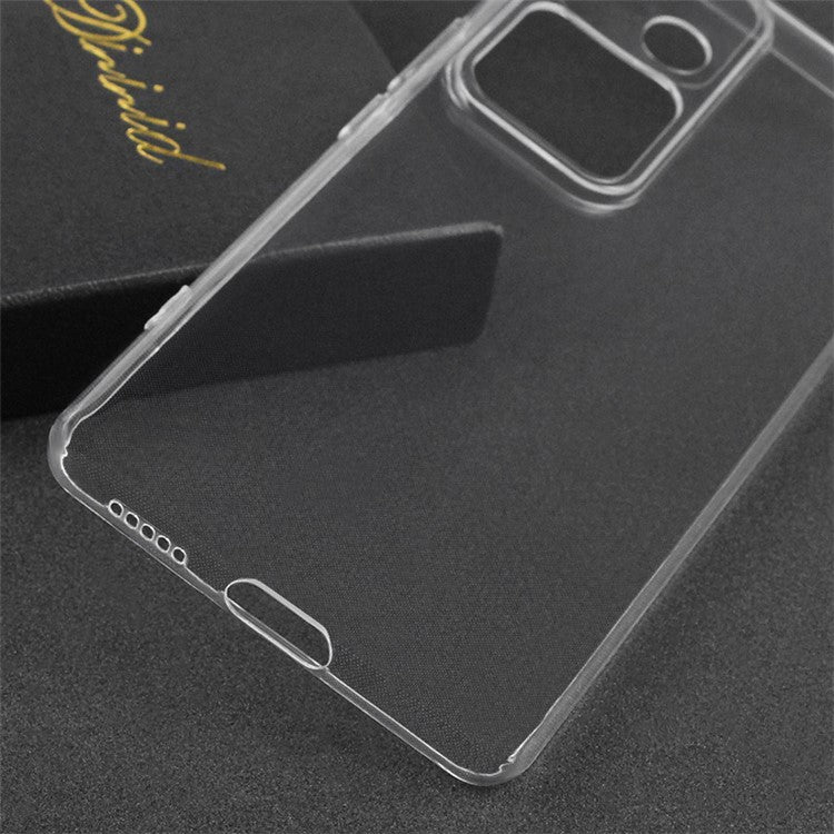 For vivo S18 5G Shockproof TPU Phone Case Precise Cutout Transparent Phone Back Cover