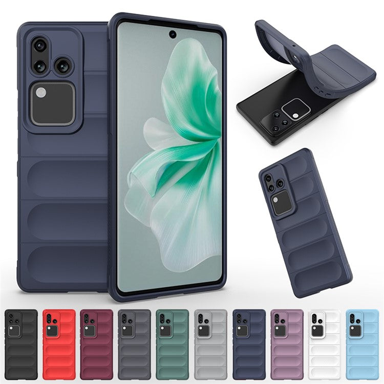 For vivo S18 Pro 5G Phone Case Anti-Scratch TPU Back Cover - Green