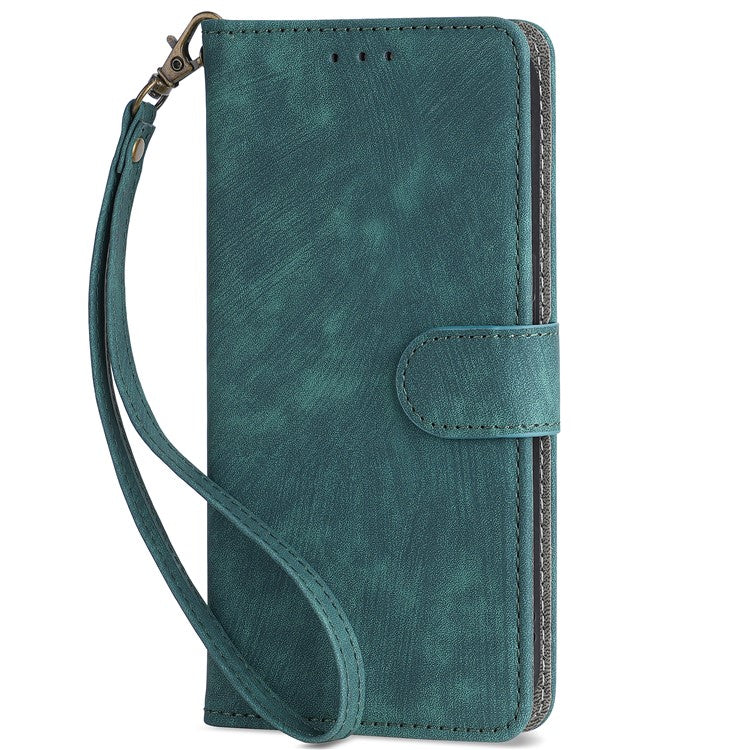 For vivo S18 5G / V30 Case RFID Blocking Leather Wallet Phone Cover - Green