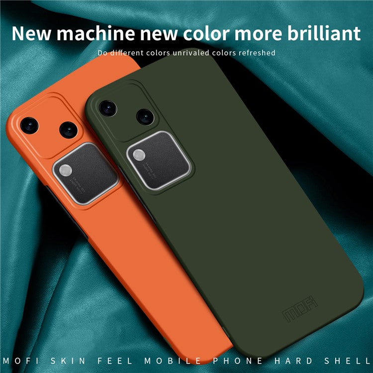 MOFI JK Qin Series For vivo S18 5G Case TPU+Acrylic Skin-Touch Phone Back Cover - Orange