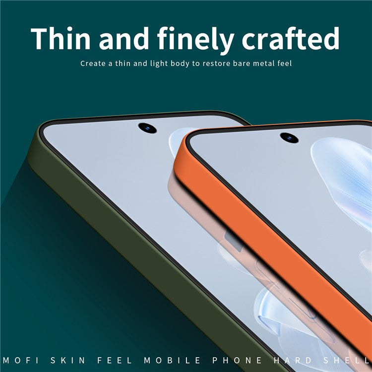 MOFI JK Qin Series For vivo S18 5G Case TPU+Acrylic Skin-Touch Phone Back Cover - Orange