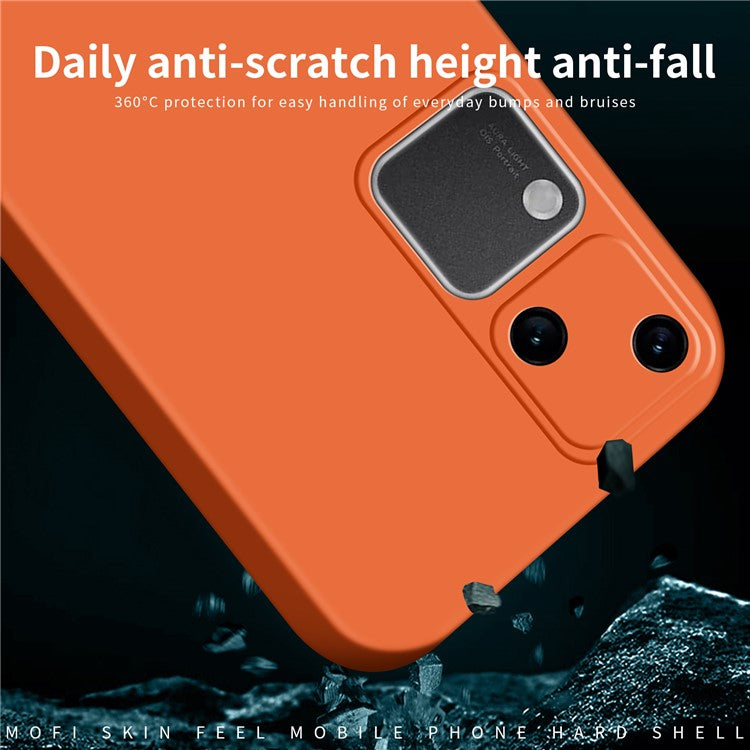 MOFI JK Qin Series For vivo S18 5G Case TPU+Acrylic Skin-Touch Phone Back Cover - Orange