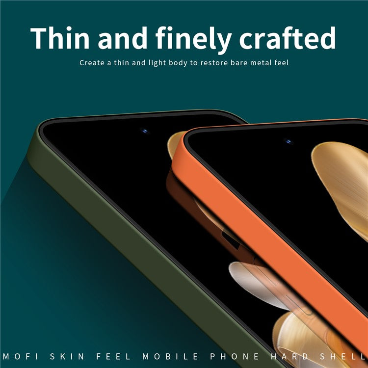 MOFI JK Qin Series For vivo S18 Pro 5G Cell Phone Case TPU+Acrylic Skin-Touch Matte Cover - Orange