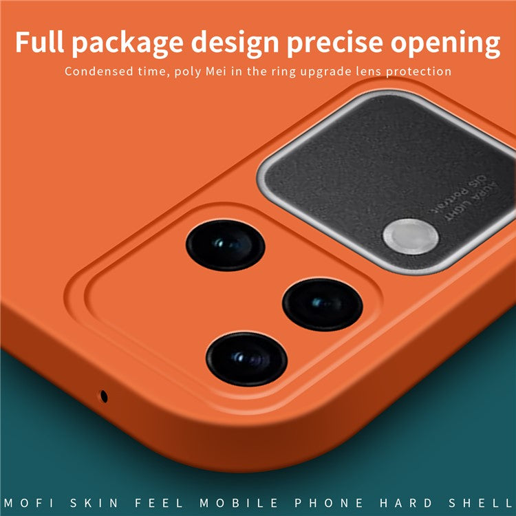 MOFI JK Qin Series For vivo S18 Pro 5G Cell Phone Case TPU+Acrylic Skin-Touch Matte Cover - Orange