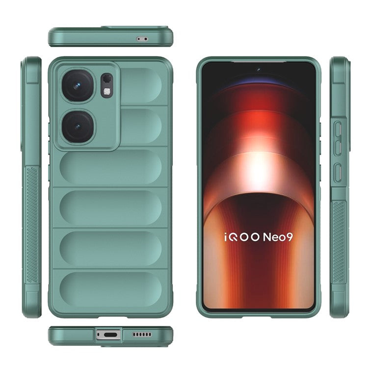 For vivo iQOO Neo9 5G / Neo9 Pro 5G Phone Case Soft TPU Cover Drop Protection - Green