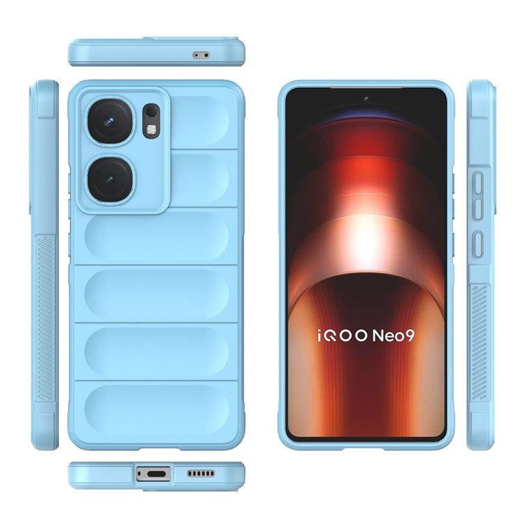 For vivo iQOO Neo9 5G / Neo9 Pro 5G Phone Case Soft TPU Cover Drop Protection - Baby Blue