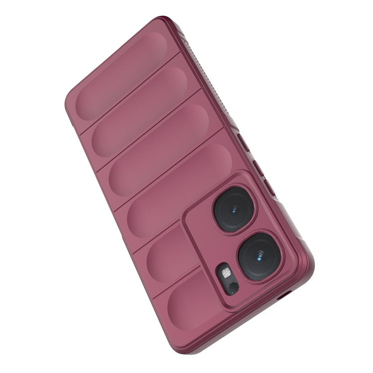 For vivo iQOO Neo9 5G / Neo9 Pro 5G Phone Case Soft TPU Cover Drop Protection - Wine Red