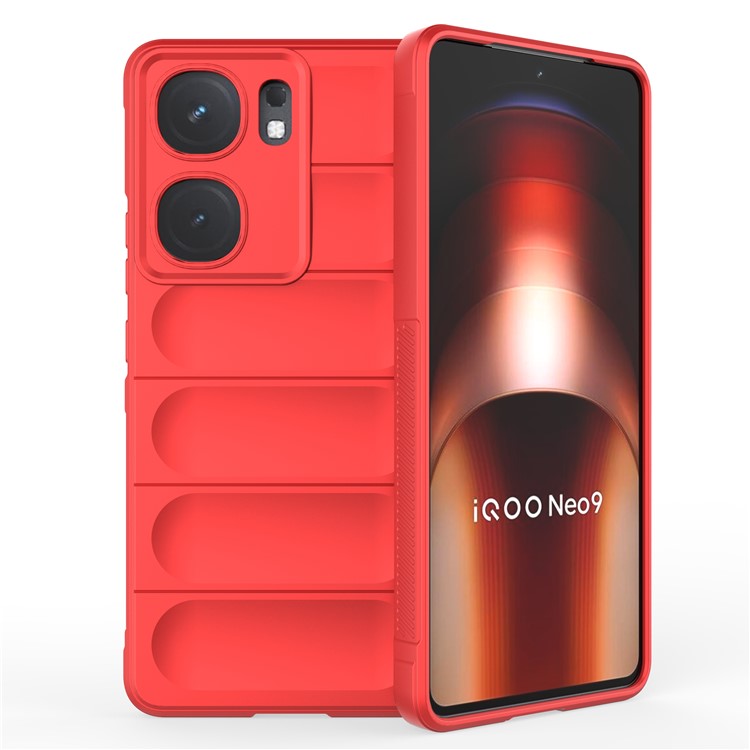 For vivo iQOO Neo9 5G / Neo9 Pro 5G Phone Case Soft TPU Cover Drop Protection - Red