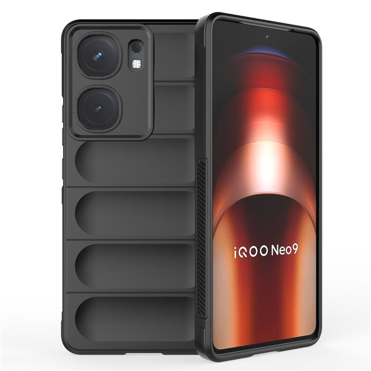 For vivo iQOO Neo9 5G / Neo9 Pro 5G Phone Case Soft TPU Cover Drop Protection - Black