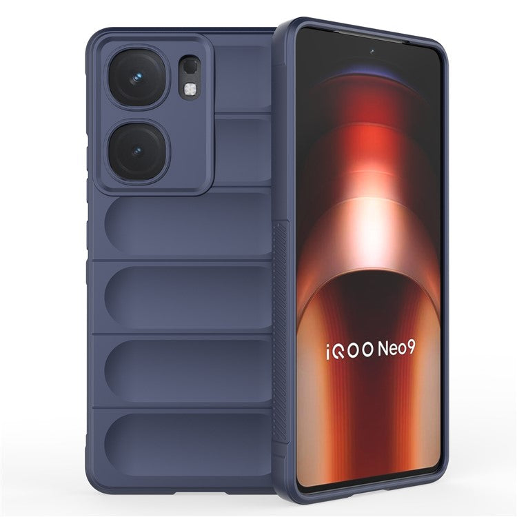 For vivo iQOO Neo9 5G / Neo9 Pro 5G Phone Case Soft TPU Cover Drop Protection - Dark Blue