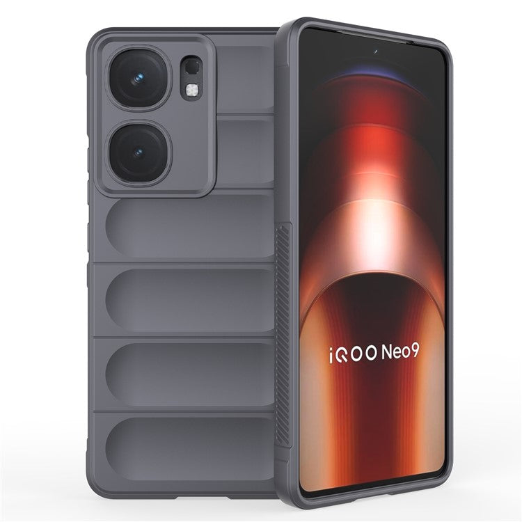 For vivo iQOO Neo9 5G / Neo9 Pro 5G Phone Case Soft TPU Cover Drop Protection - Dark Grey